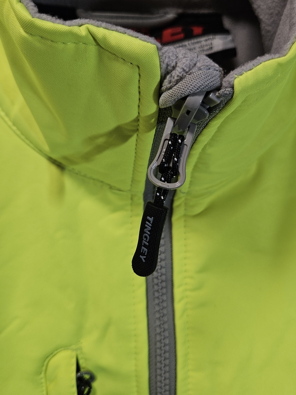 Tingley High-Visibility Phase 3 Yellow & Black Safety Refigiwear Jacket - Picture 8 of 12